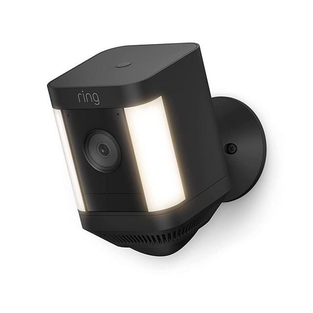 Introducing Ring Spotlight Cam Plus, Battery | Two-Way Talk, Color Night Vision, and Security Siren (2022 release) - Black