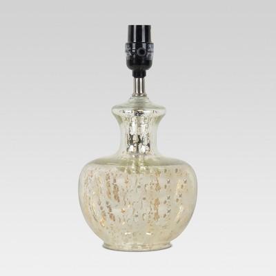 Mercury Glass Trophy Small Lamp Base Silver Includes Energy Efficient Light Bulb - Threshold™