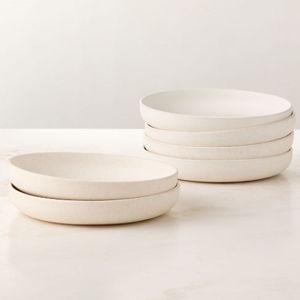 CB2 Drift Ivory Pasta Bowls