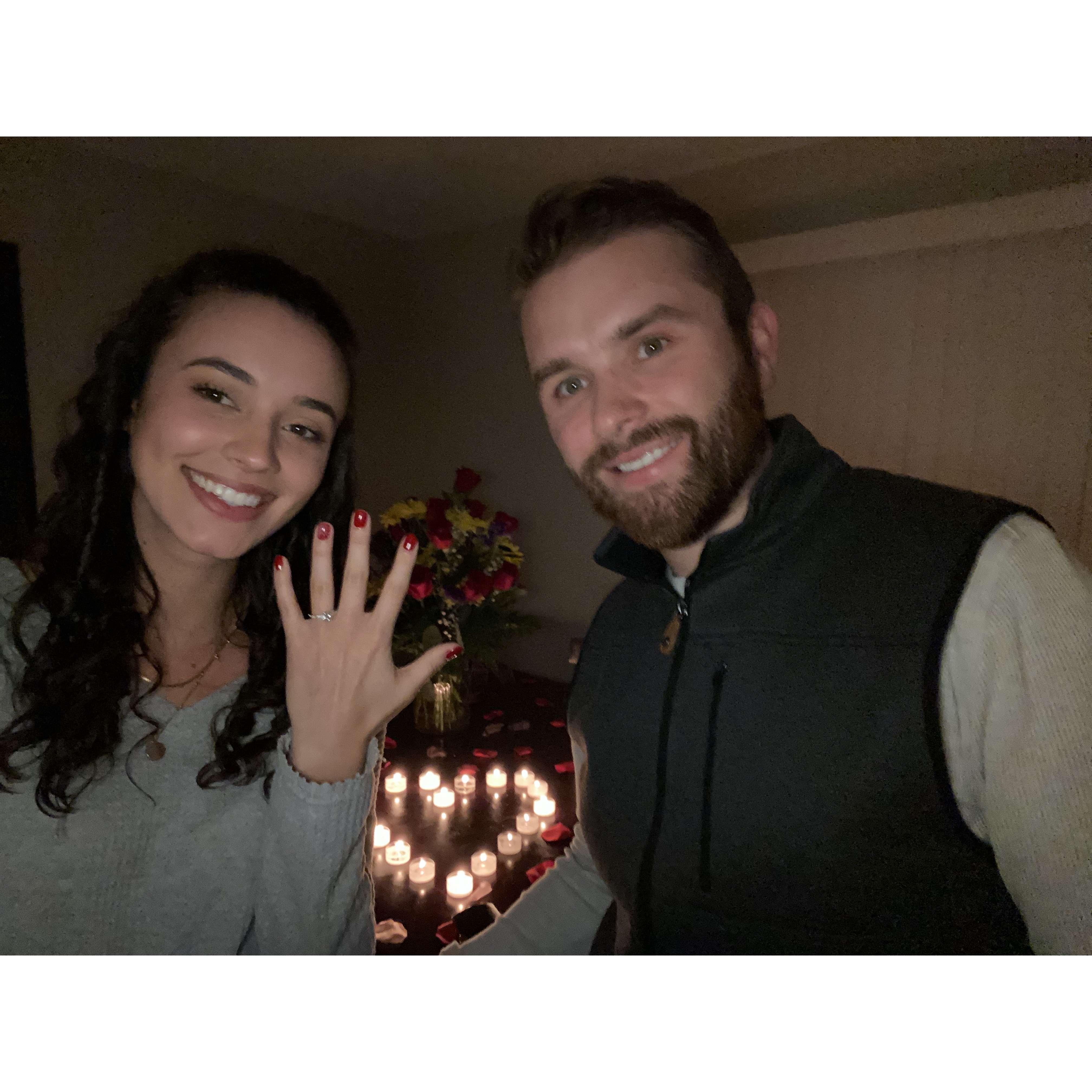 Our engagement night