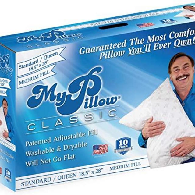 MyPillow Classic Pillow (Standard/Queen, White [Medium])