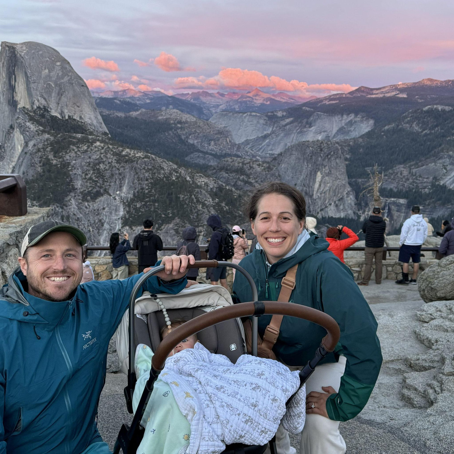 Half Dome at sunset
