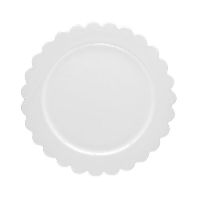 Scalloped Dinner Plate
