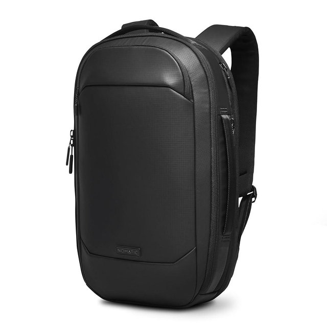 NOMATIC Navigator RS Pack 15L: 15L Premium Backpack w/ 6L Built-In Expansion - Water Resistant Anti Theft Backpack - Laptop Bag - Computer Backpack - Expandable Black Backpack