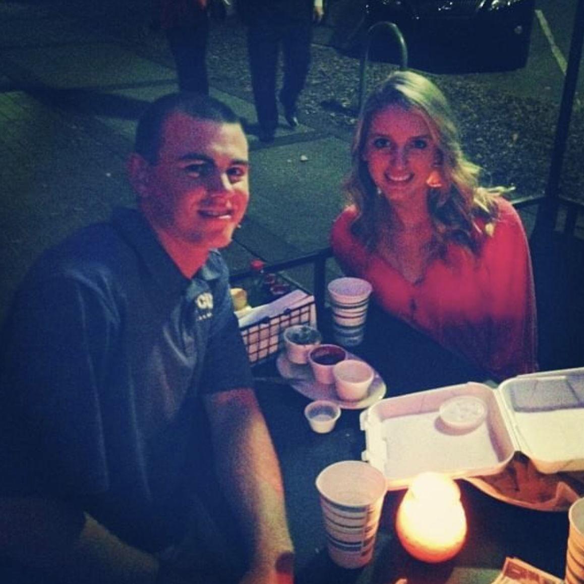 Tyler visiting Bekah at Alabama 2013