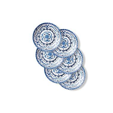 Corelle Chip Resistant Appetizer Plates, 6-Piece, Portofino