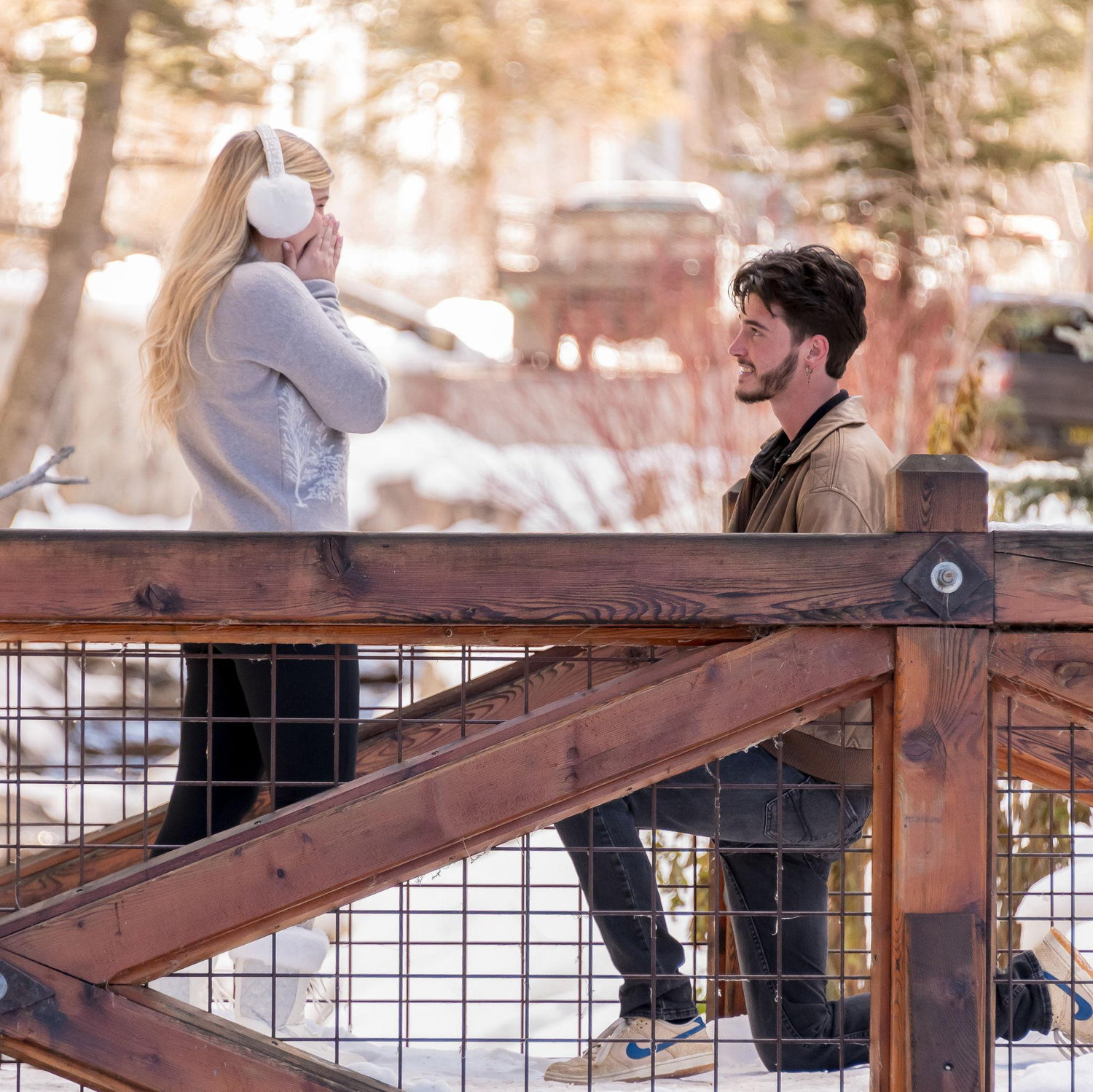 The moment Spencer proposed! Taos, NM. December 13, 2025