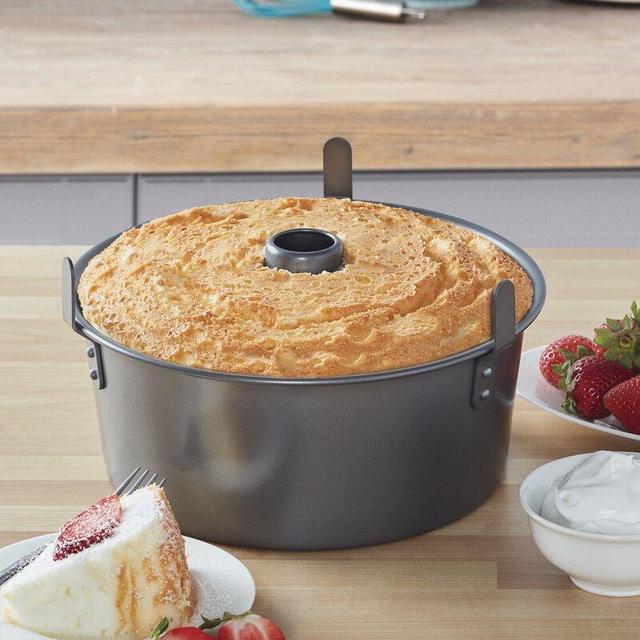 Chicago Metallic Non-Stick Round 2 Piece Professional Angel Food Pan Set
