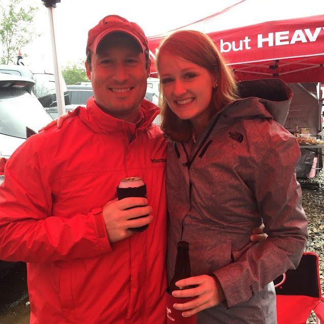 Rainy tailgating in Athens