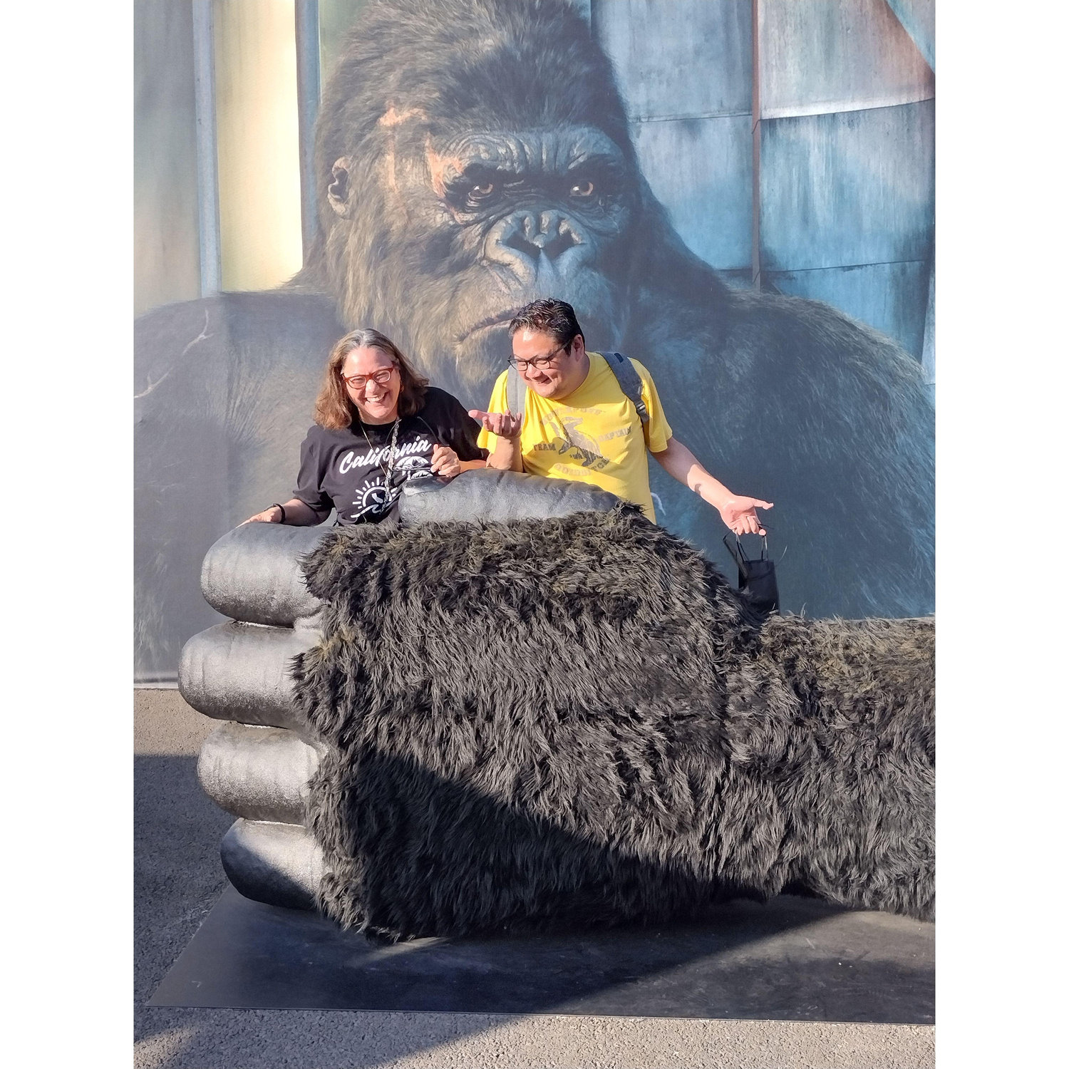 Being ridiculous at Universal Studios