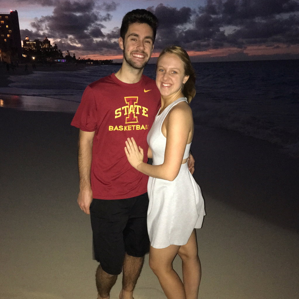 On vacation with Katie's parents in the Bahamas, Christmas 2016!