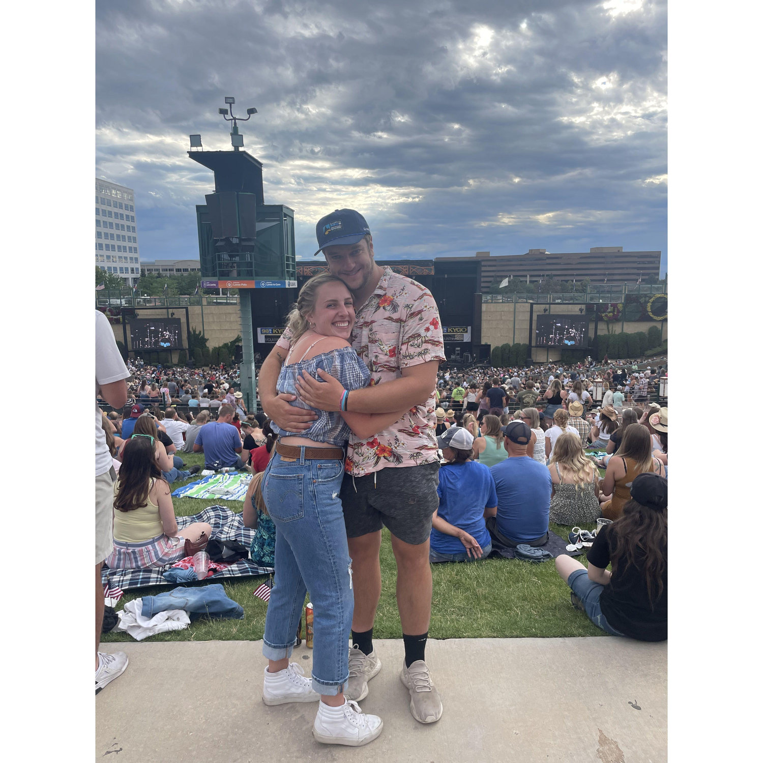 Our first concert together, the most fun and special day!