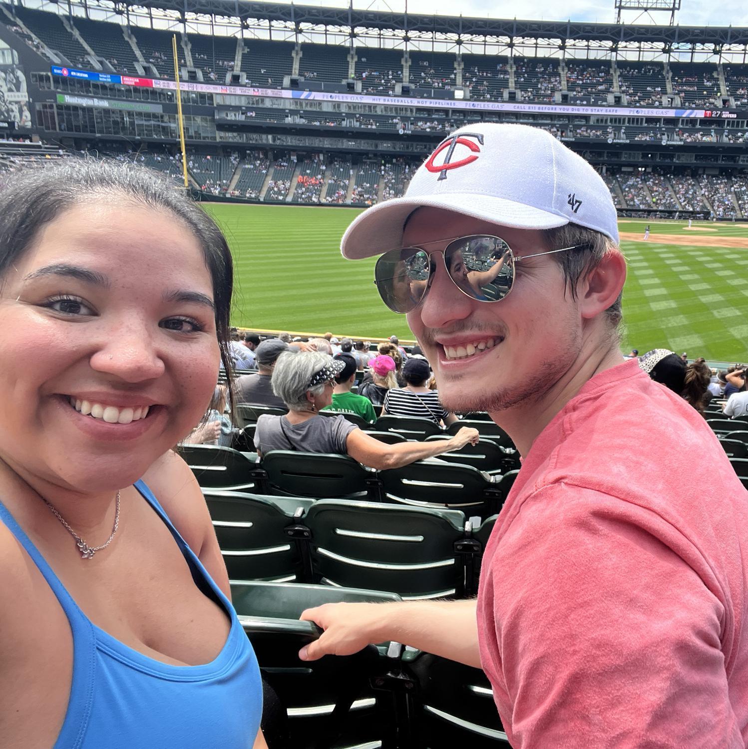 A very random White Sox Game that Zach found for dirt cheap! Super hot day, but a fun one with friends.