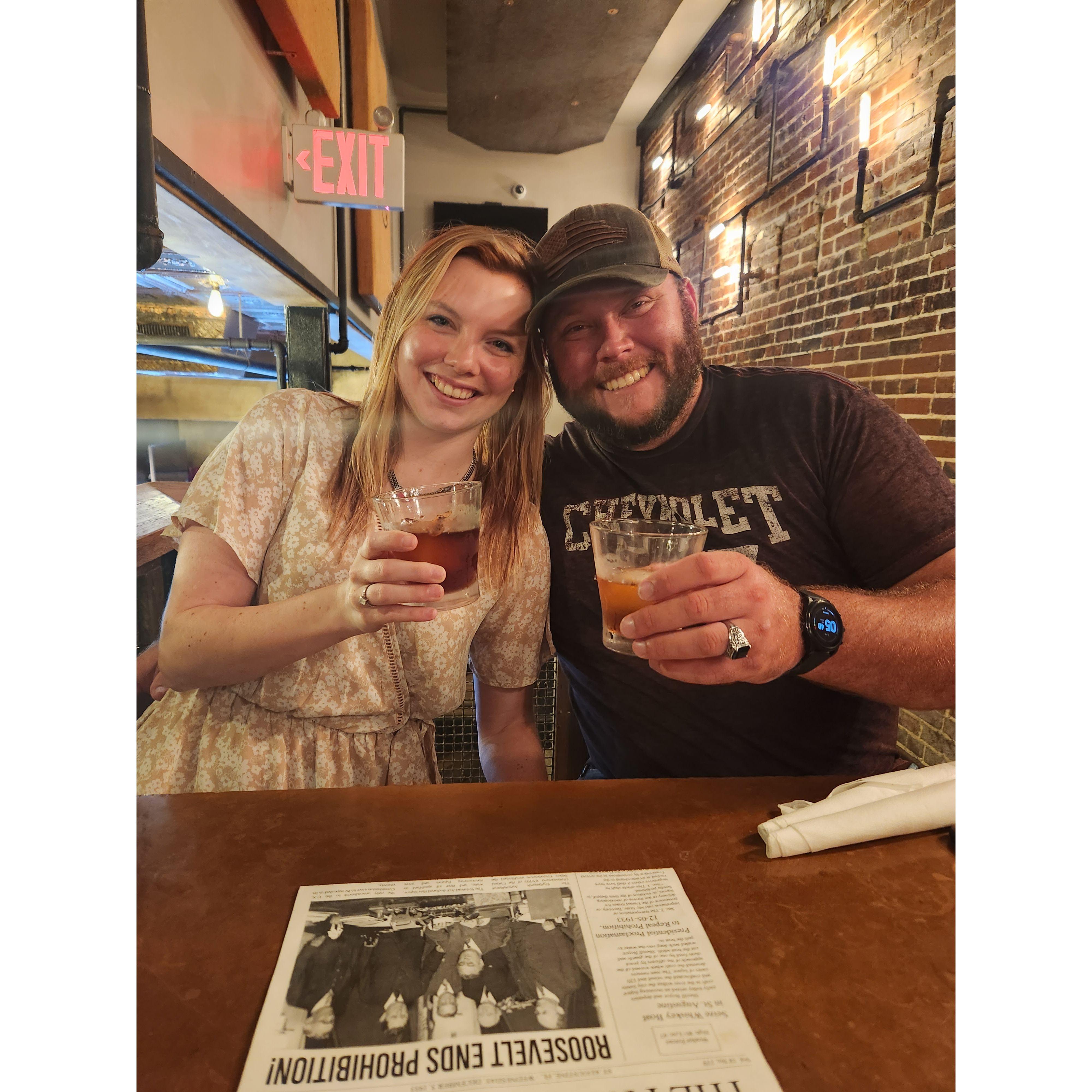Roosevelt restaurant in St Augustine enjoying prohibition era libations