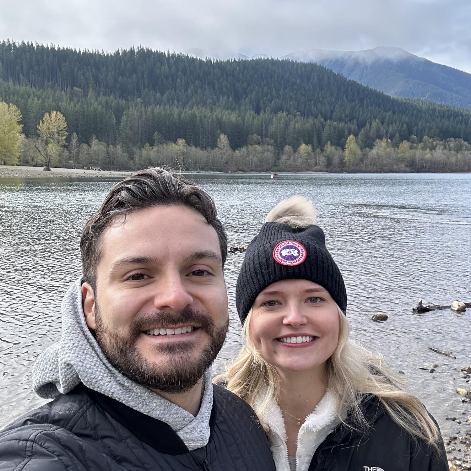 April 13, 2024: Hiking in Washington! We picked an "easy" mountain and were dying by the end!
