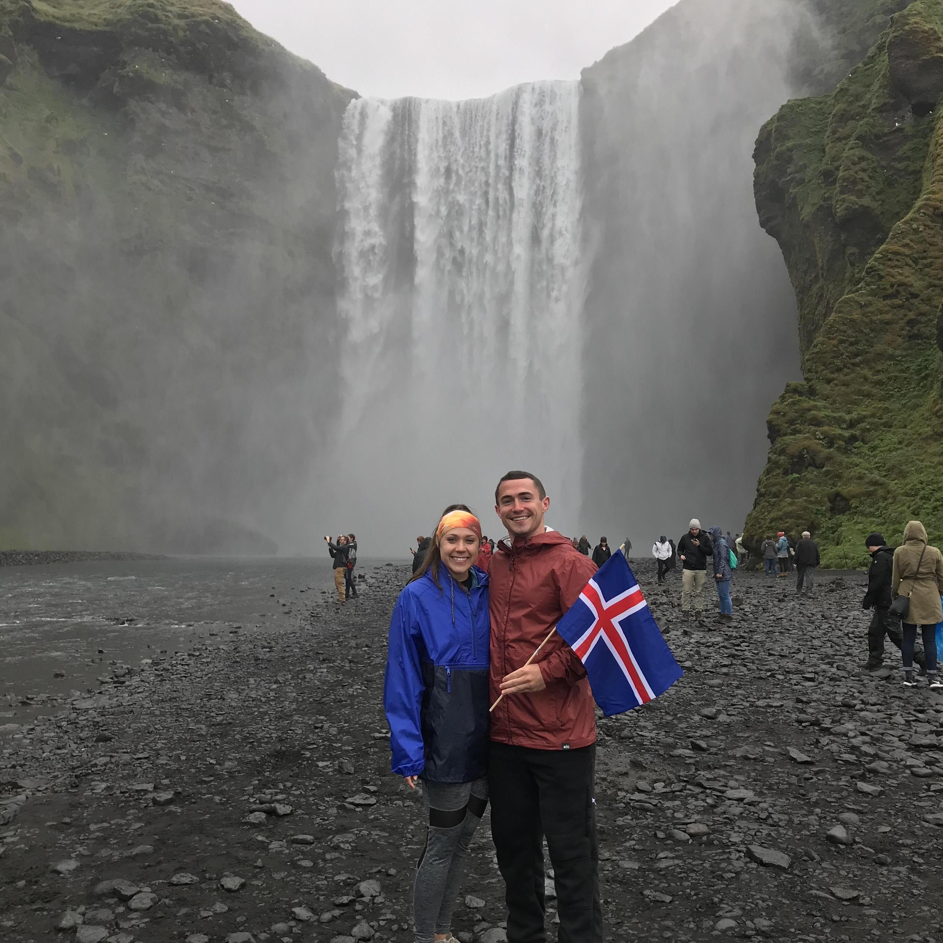 A quick pic from one of our more spontaneous trips, Iceland!