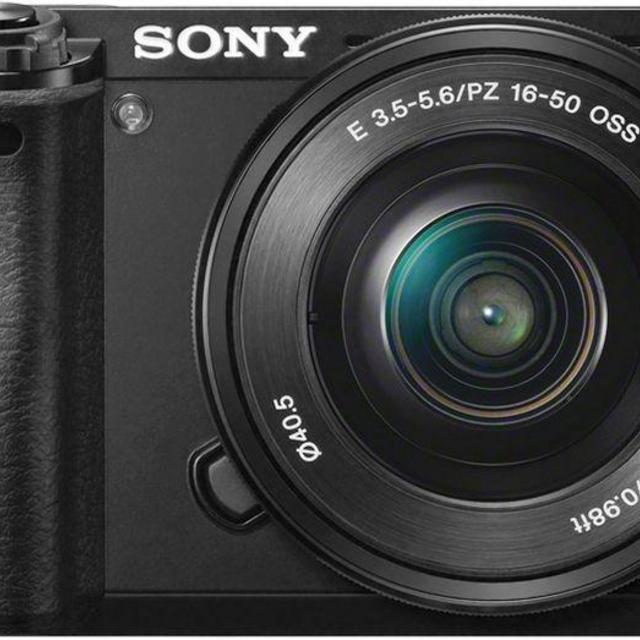 Sony - Alpha a6000 Mirrorless Camera with 16-50mm Retractable Lens - Black