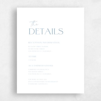 Dusty Blue Wedding Enclosure - Blonshine