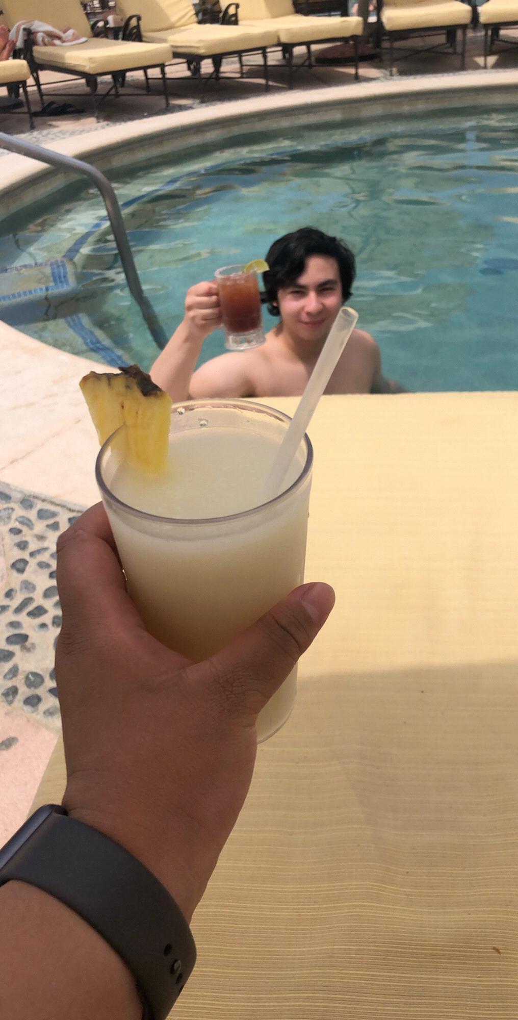 The couple celebrated their 2 year anniversary in Cabo San Lucas