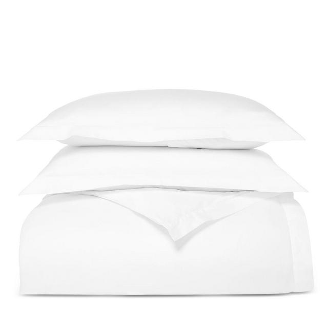Boll & Branch Percale Hemmed Duvet Set, King