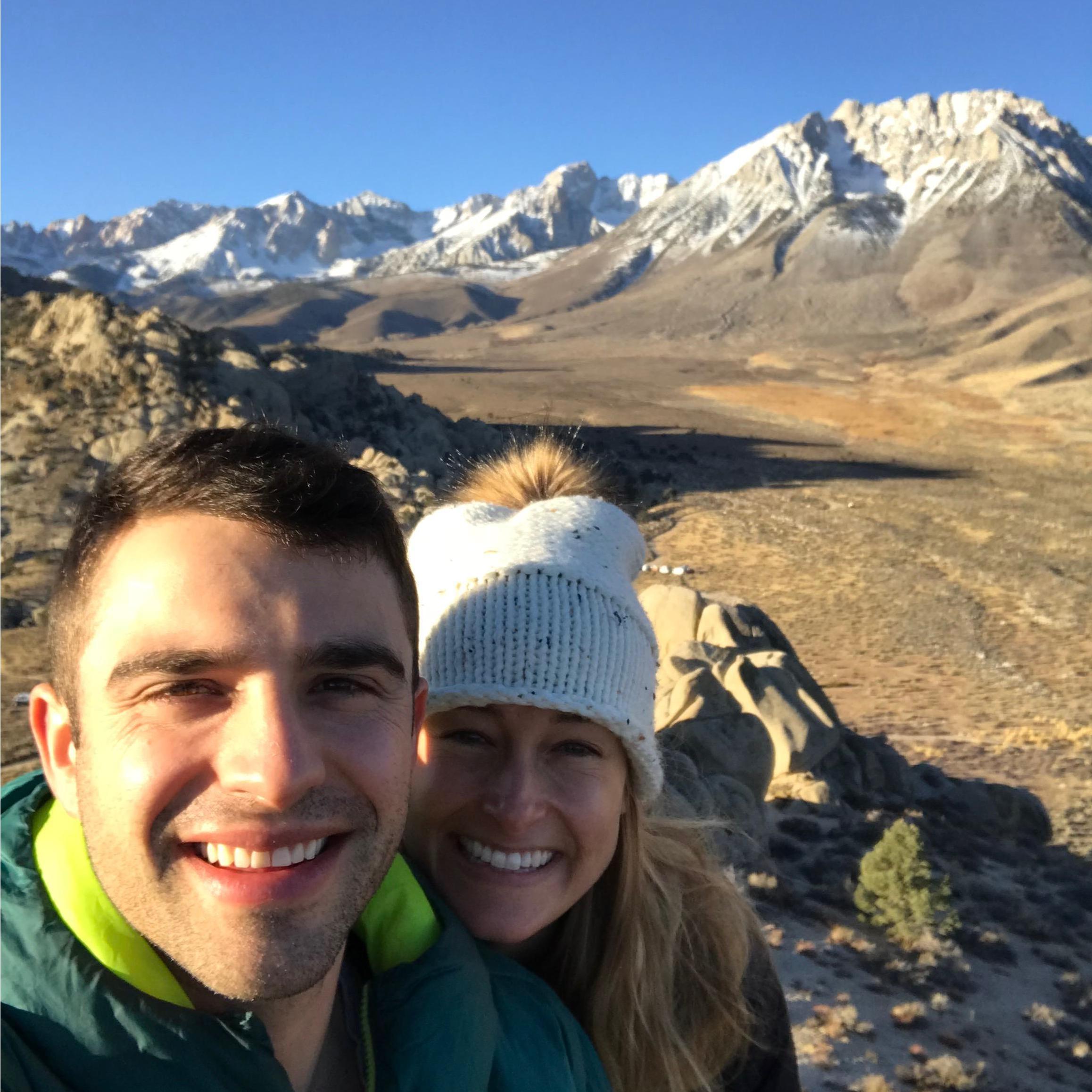 January 2018, Bishop, CA // we're engaged!