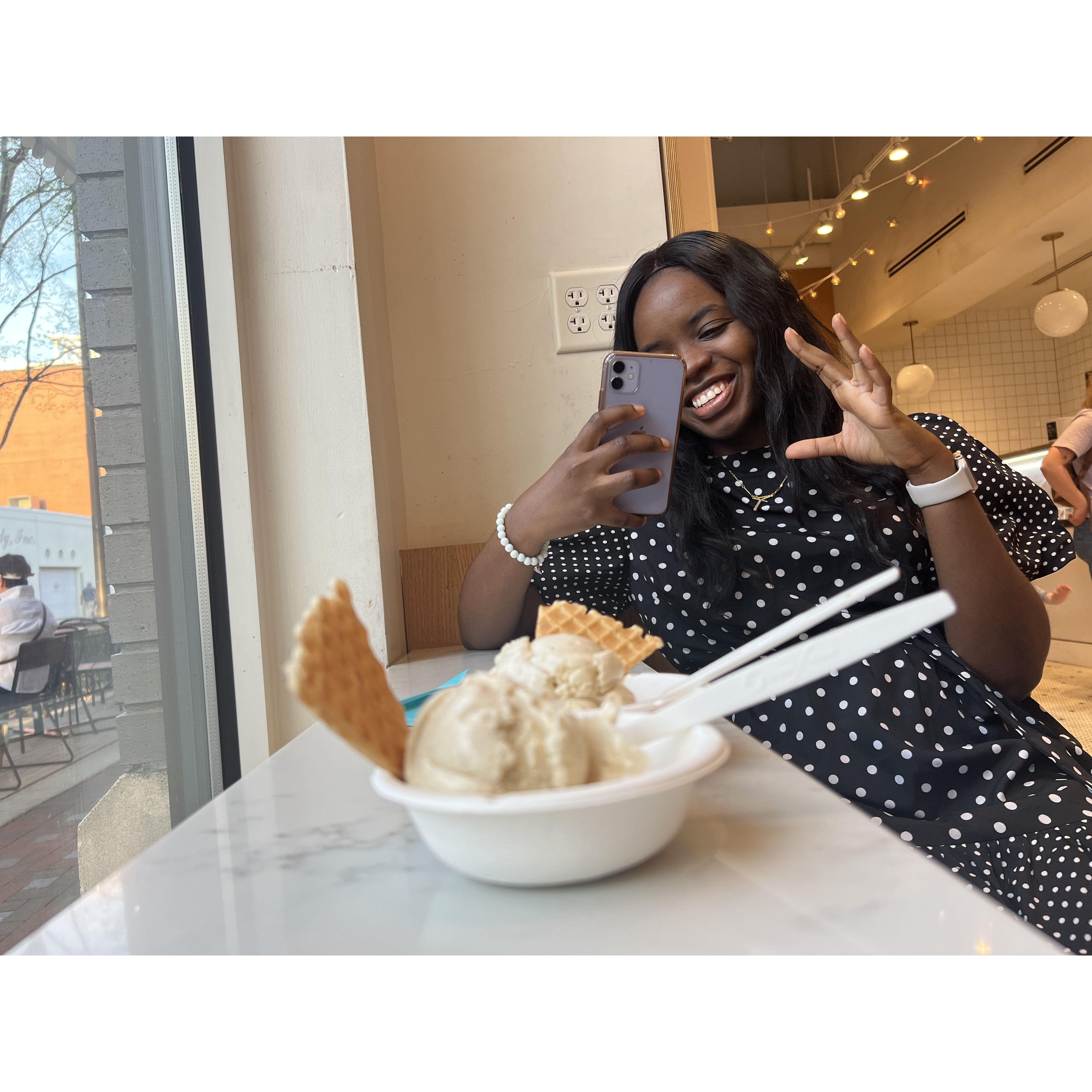 We love going on Ice Cream dates.