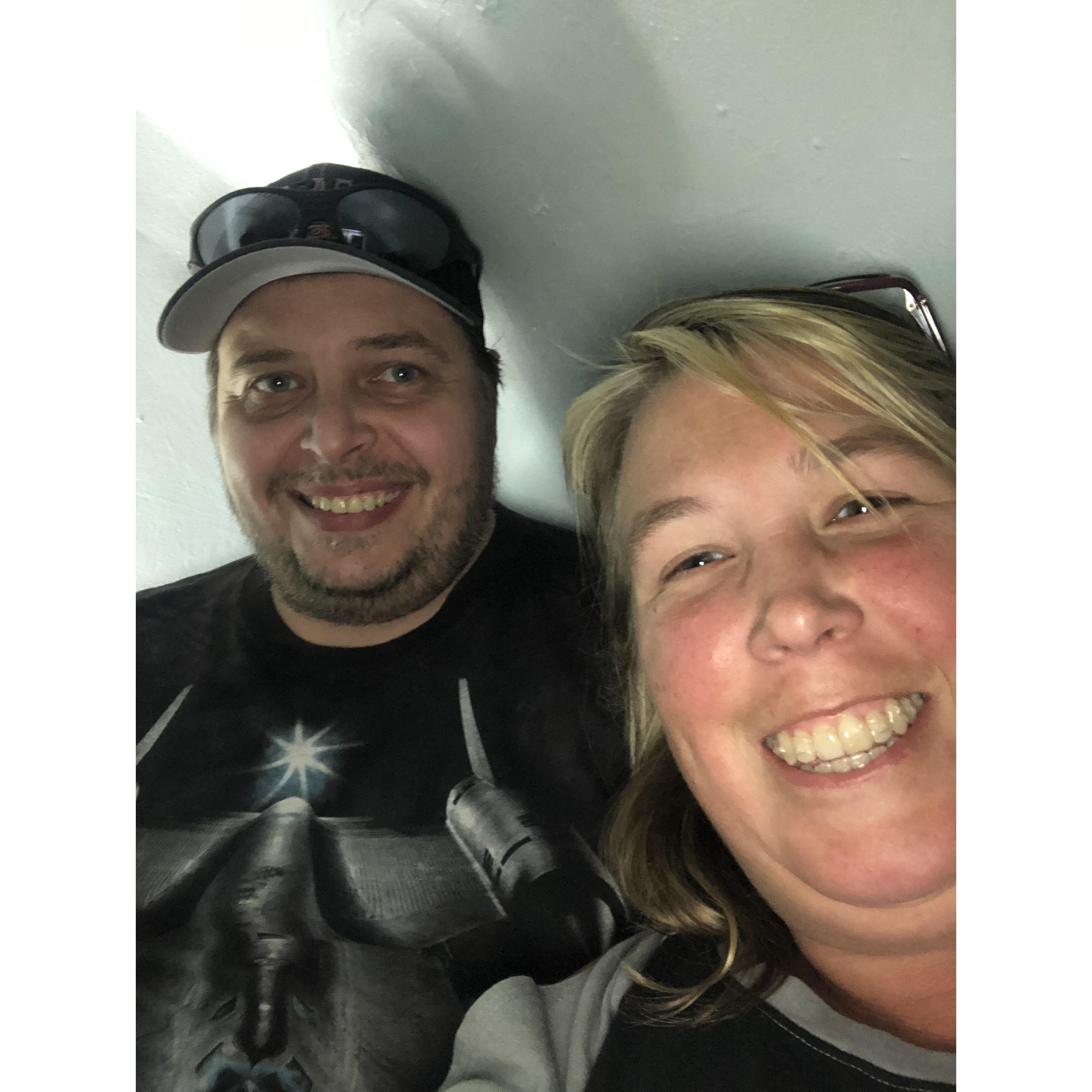 Inside the Gateway Arch in St. Louis