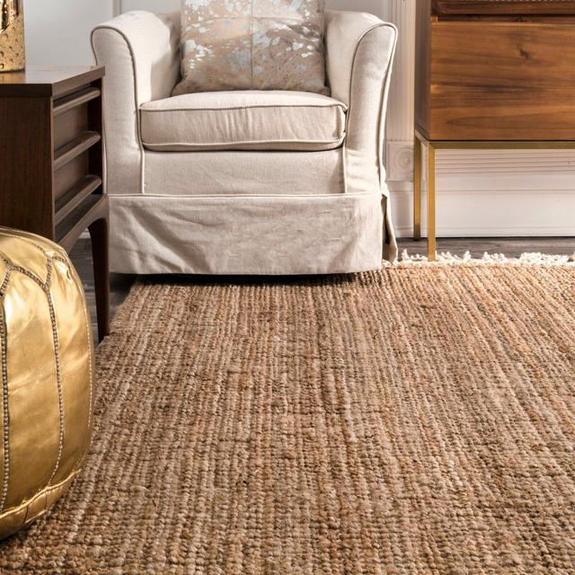 Lyndsey Hand-Woven Brown Area Rug