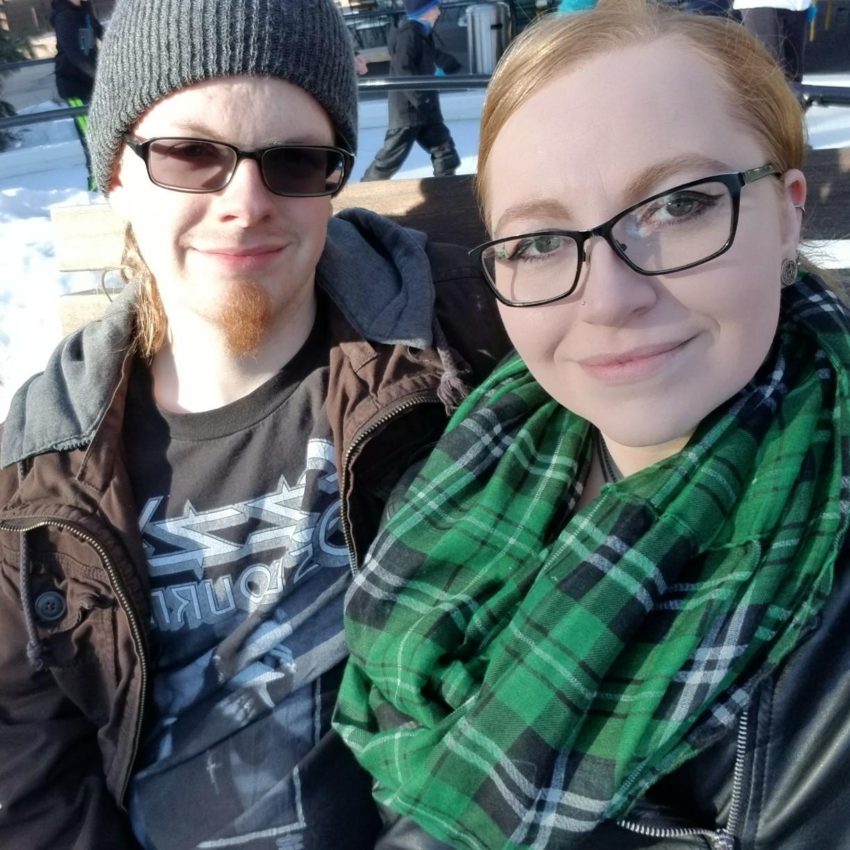 One of us had more fun skating than the other