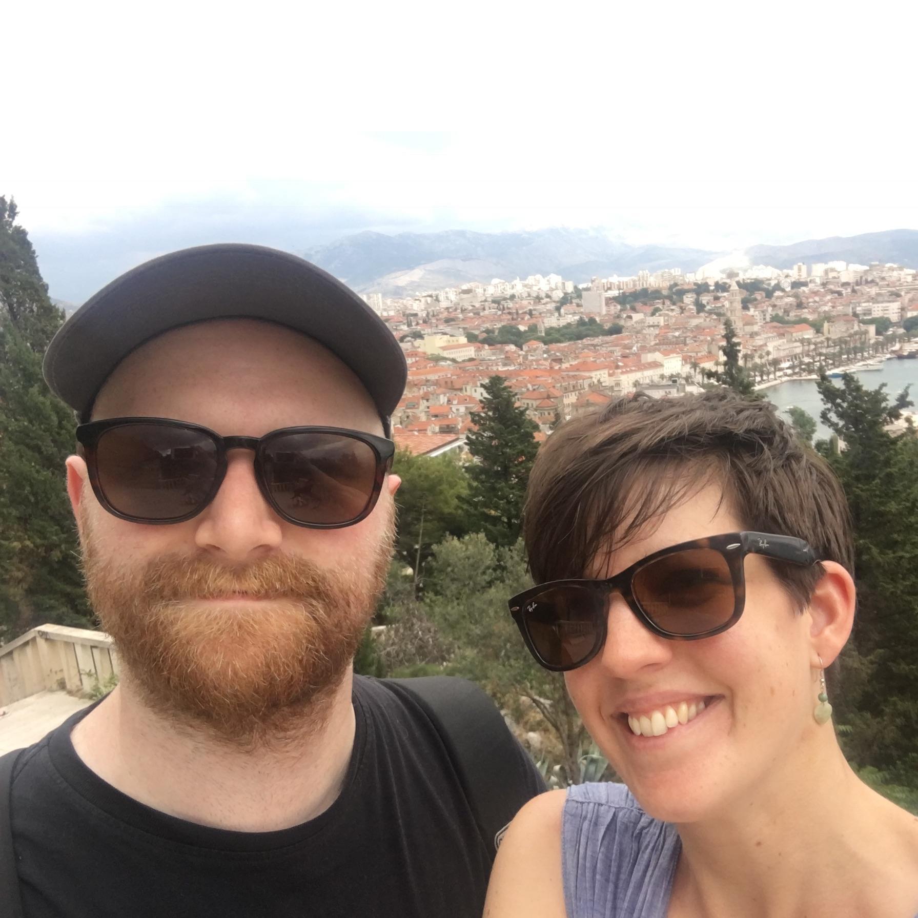 Our first long getaway as a couple- this is Dubrovnik, Croatia!