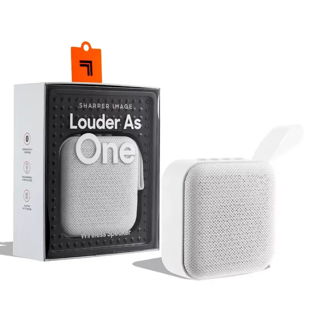 Sharper Image® 3-Inch Square Bluetooth Speaker in White