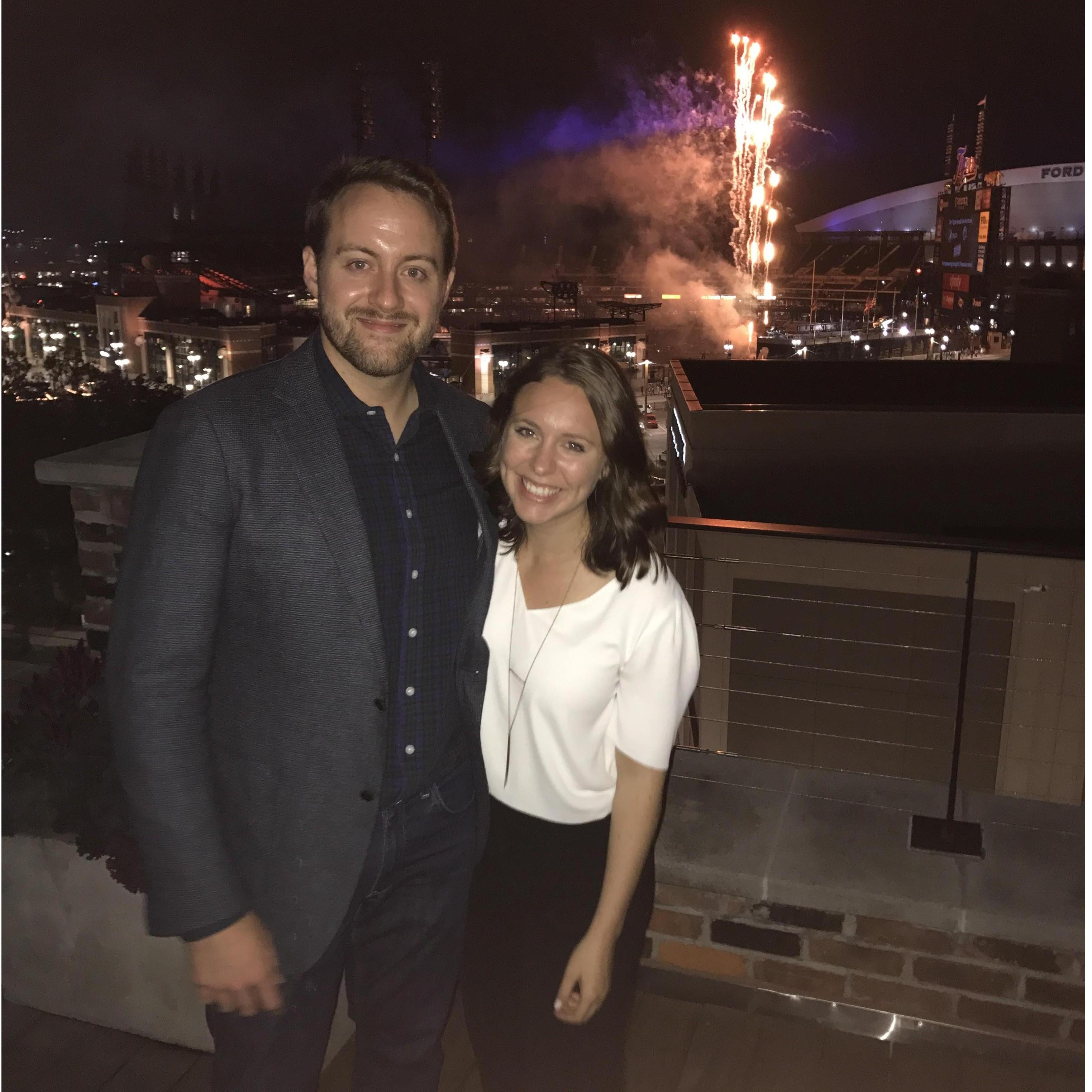 Fireworks in Detroit