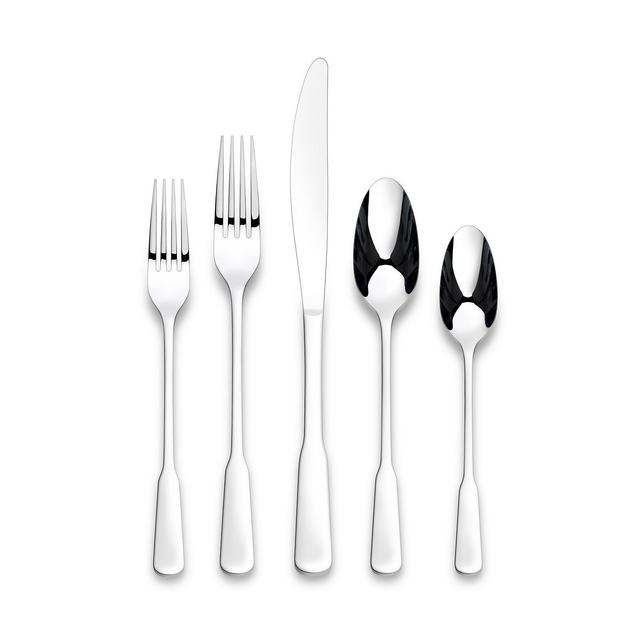 Ornative Yesenia Satin 20 Piece Flatware Set, Service for 4