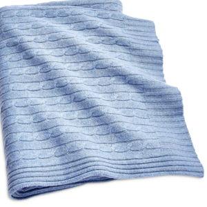 Cable Cashmere Throw Blanket - RL Home