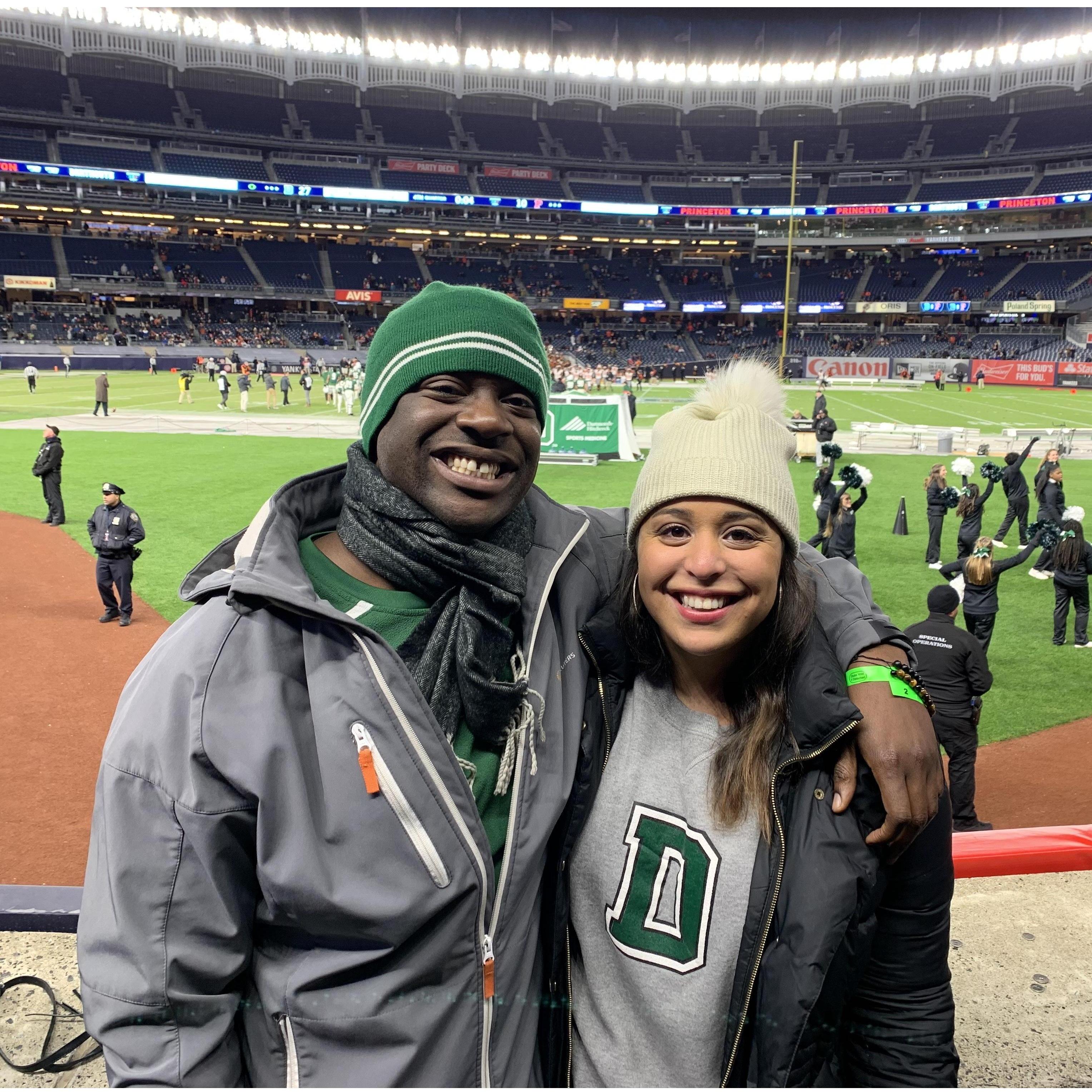 Dartmouth football beats Princeton to win the Ivy League! but also...GO CARD!