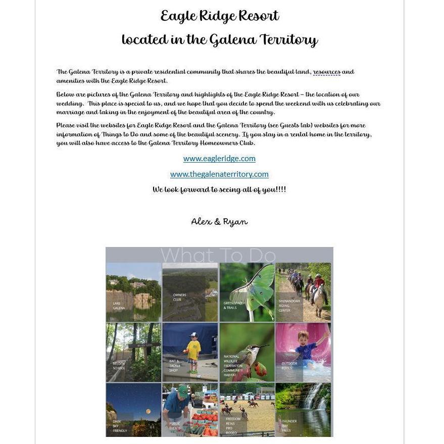 Lots to do in the Galena Territory