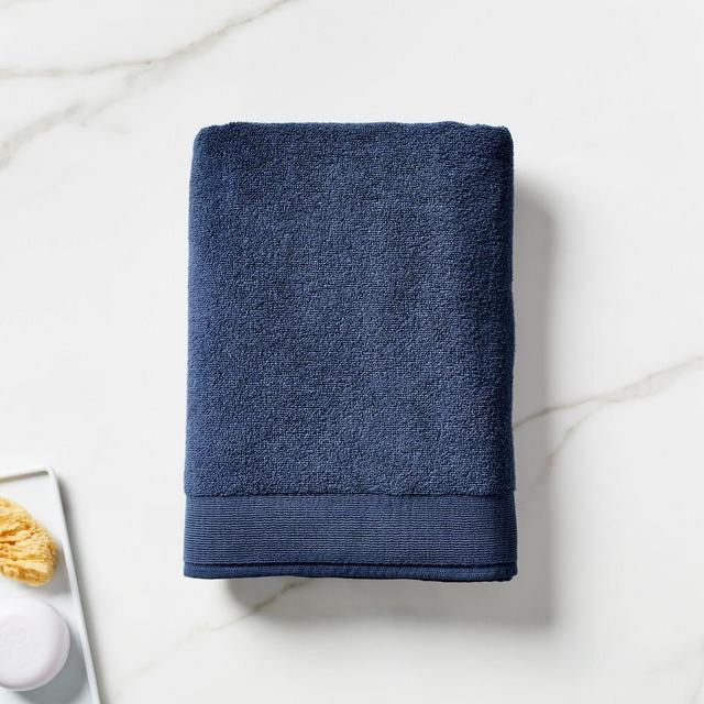 Organic Luxury Fibrosoft Towel, Bath Towel, Midnight