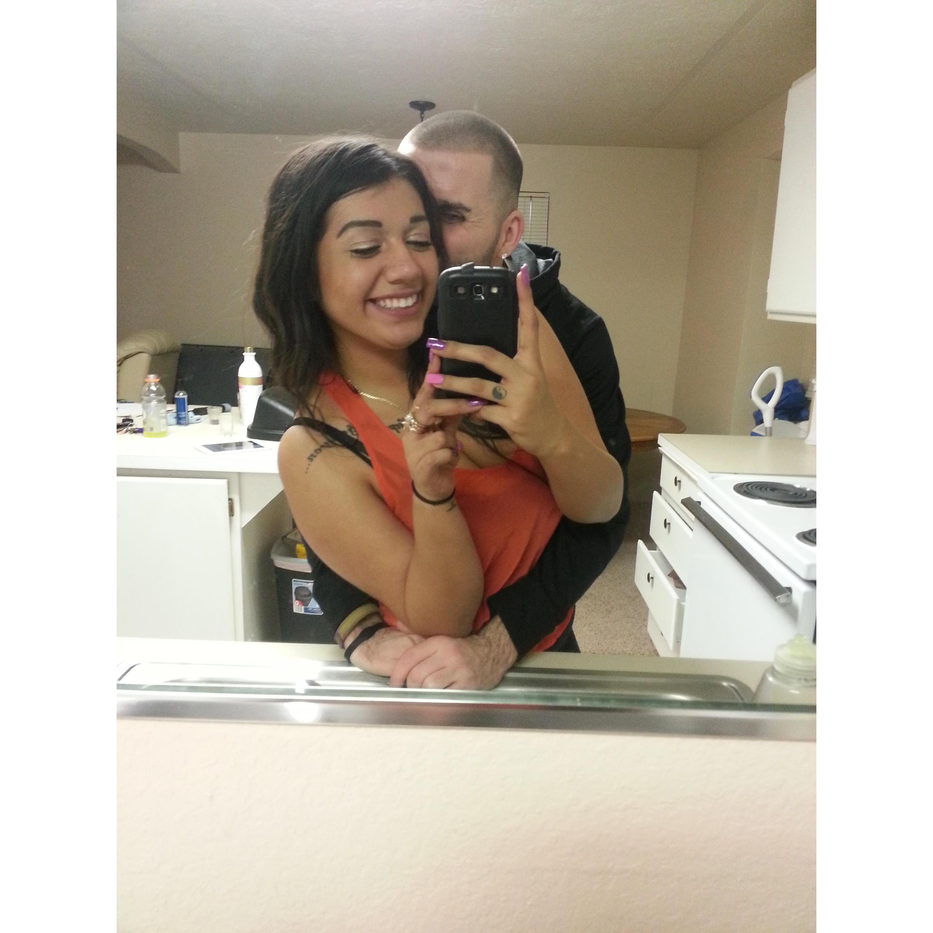 A month in! Look at those baby faces.