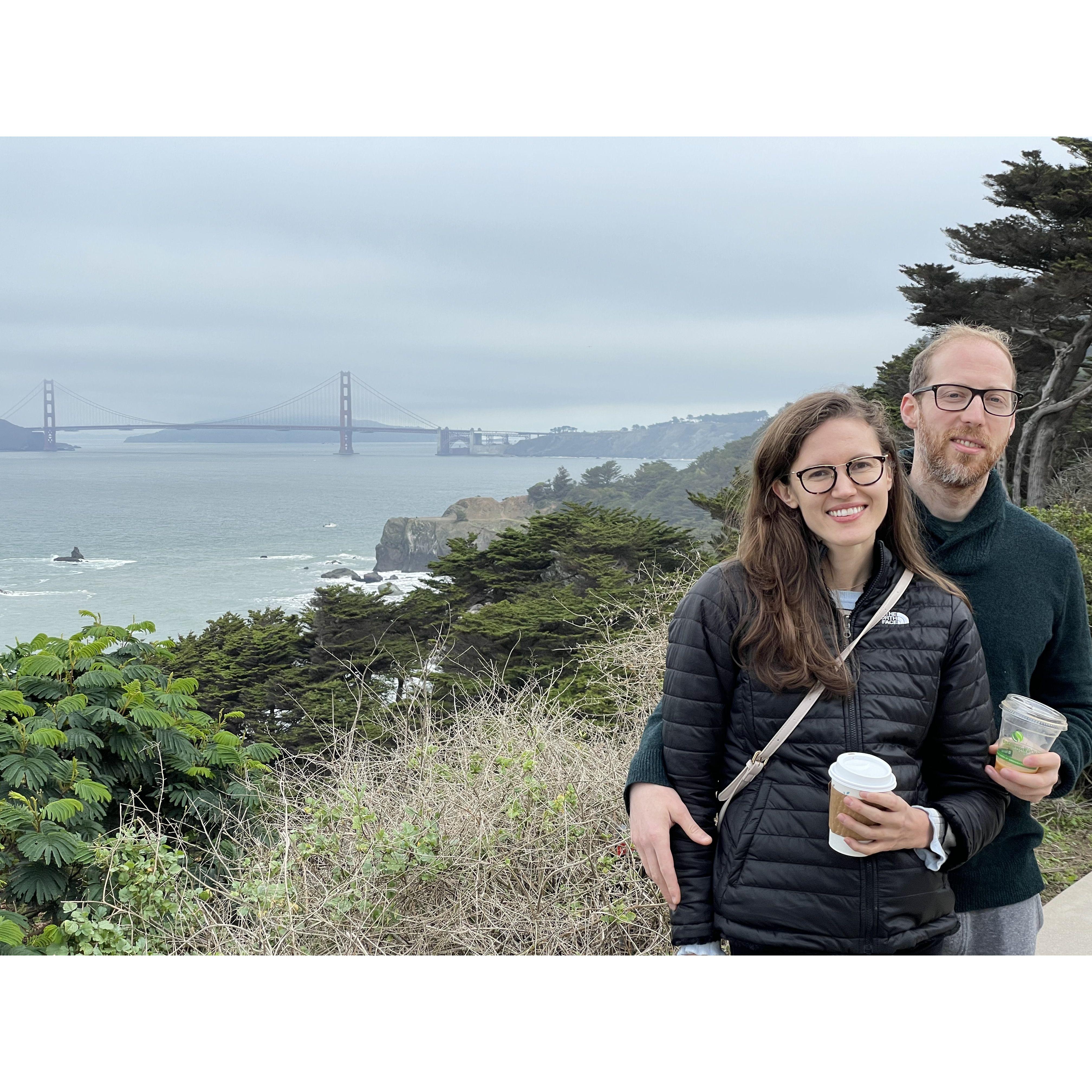 San Francisco and Jeff's first time visiting the West Coast