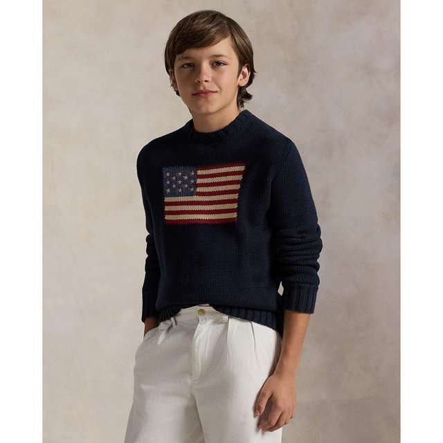 Polo Ralph Lauren Big Boys The Iconic Flag Sweater