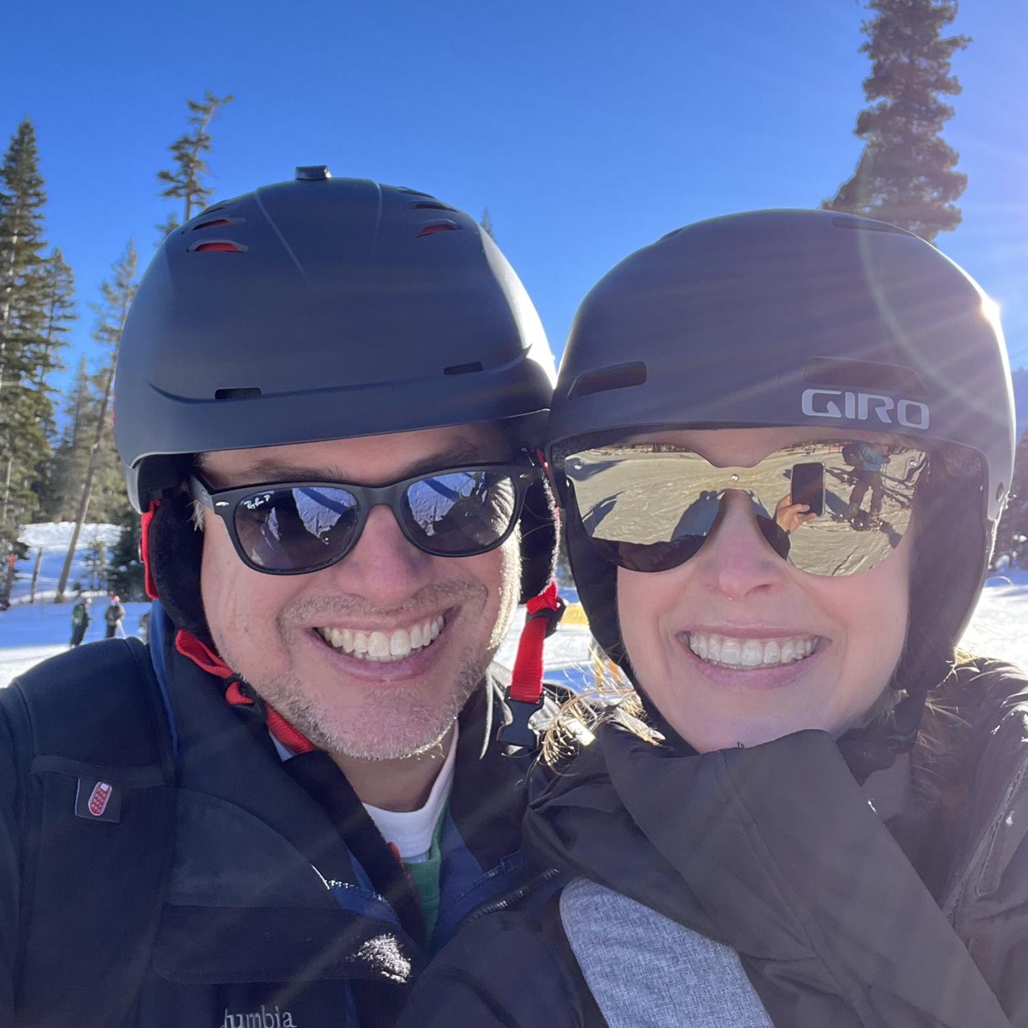 Skiing at Kirkwood, Jan 2022