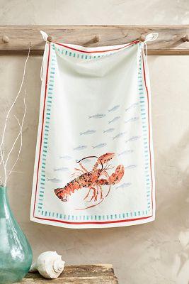Sea Life Cotton Dish Towel