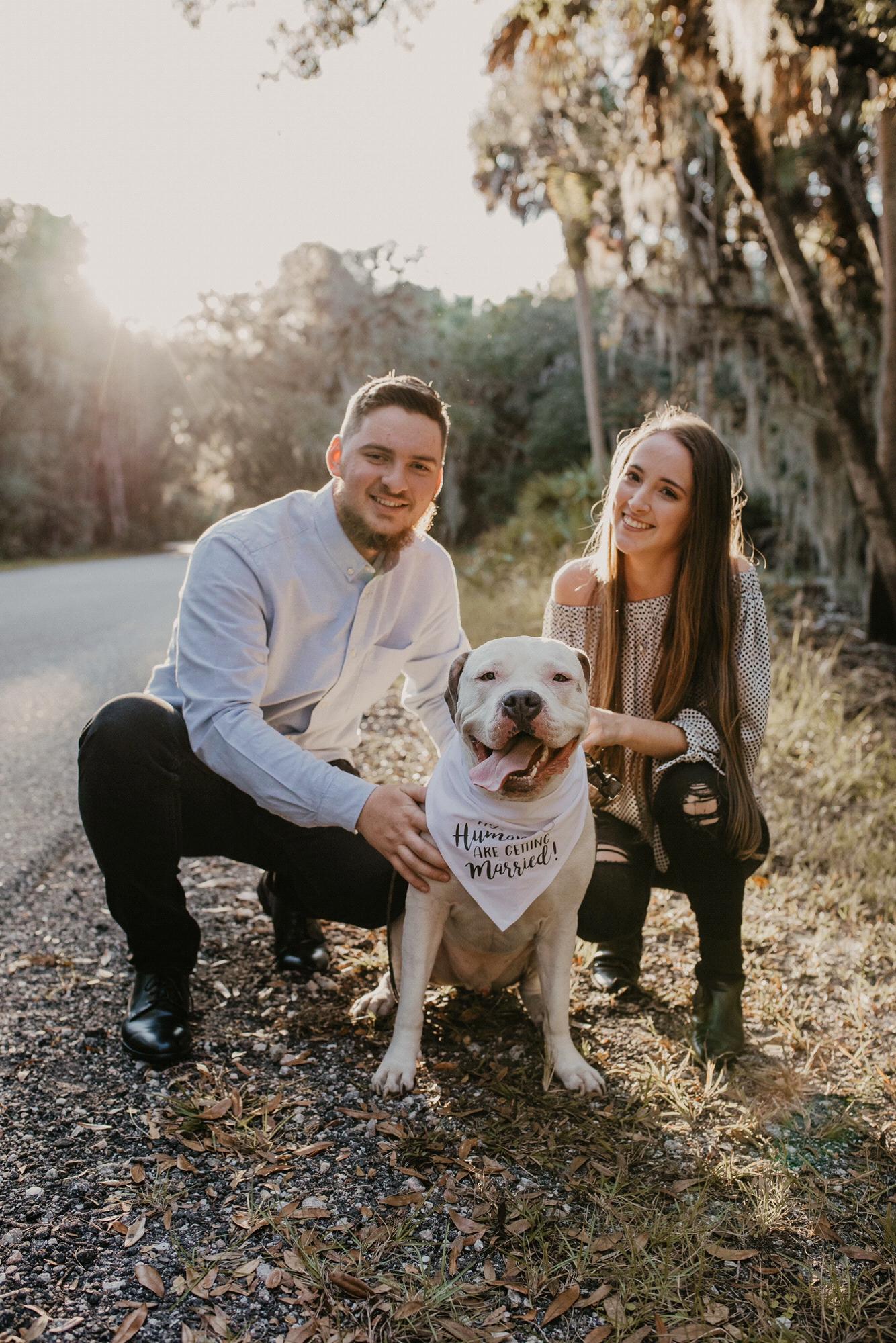 Photo with our fur baby