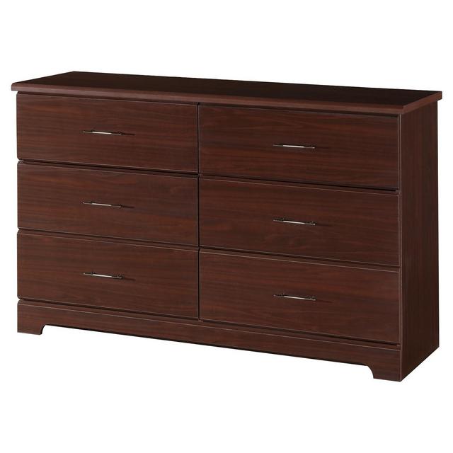 Storkcraft Brookside 6 Drawer Dresser - Espresso Brown