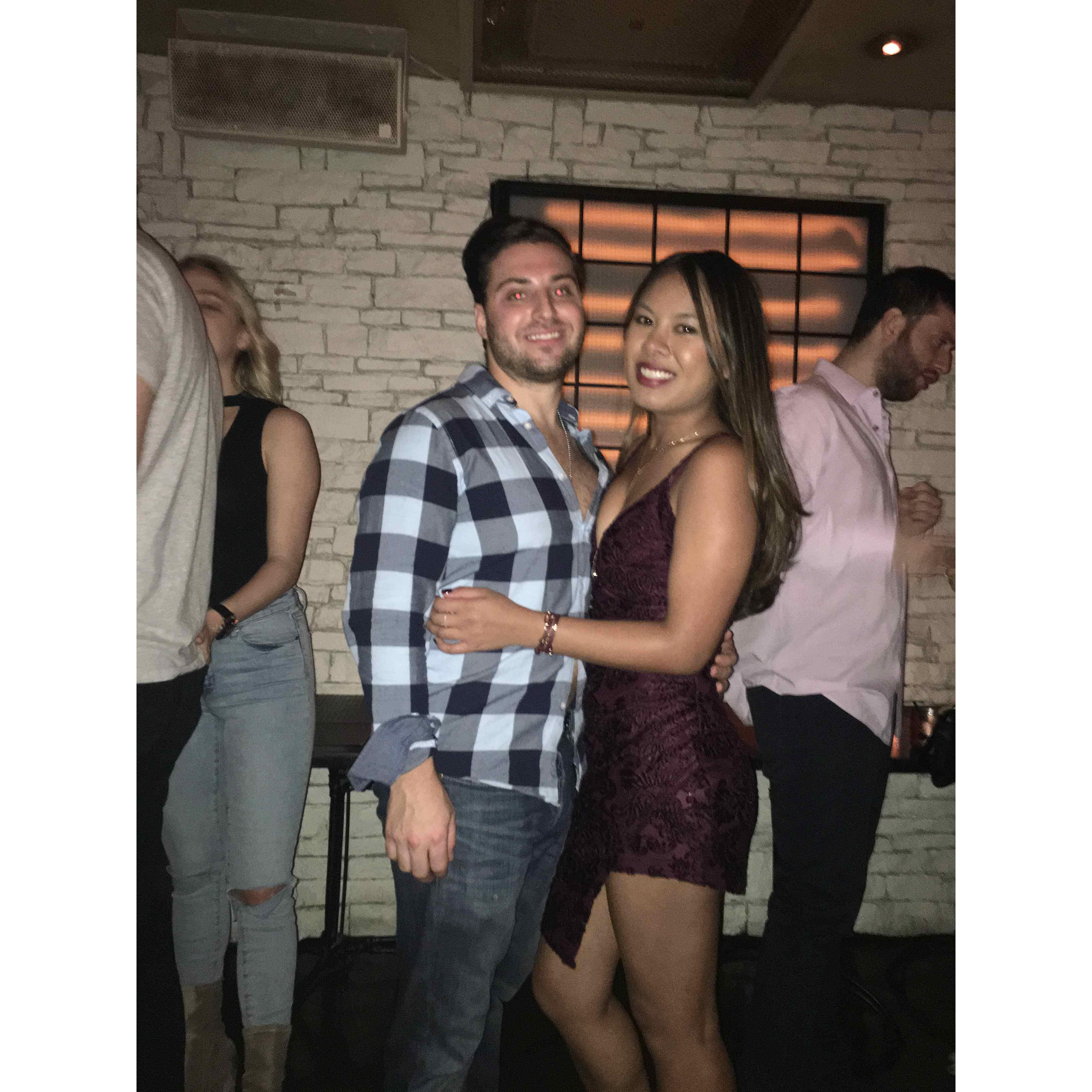 Jared's 25th Birthday Party at Banc! The night he asked me to be his Girlfriend :)
