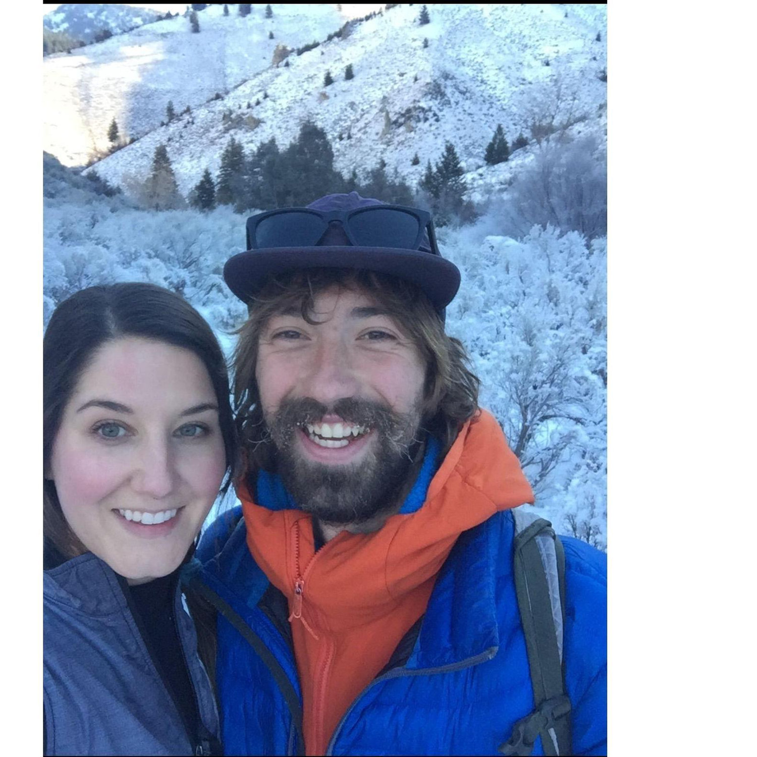 Our first hot springs trip together - hiking to Gold Bug