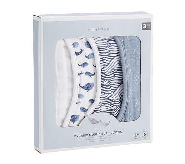 Organic Jack Muslin Burp Cloth Set