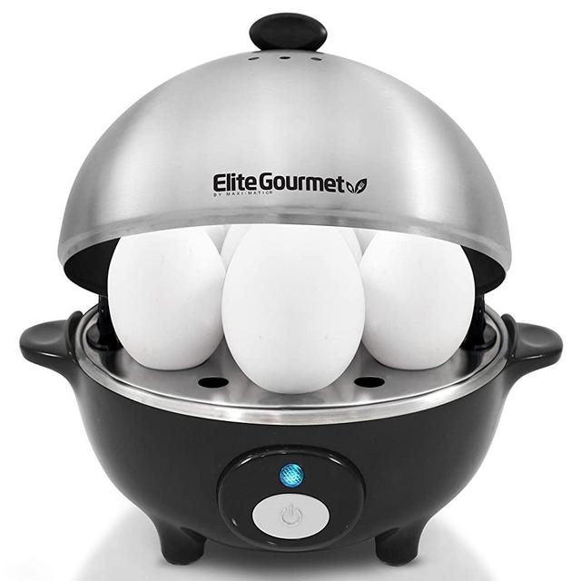 Chefman Rapid Egg Cooker, 6 Egg Capacity w/ Removable Poaching/Omelette  Tray - Midnight Blue, New 