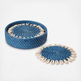 Capiz Coaster, Set of 4