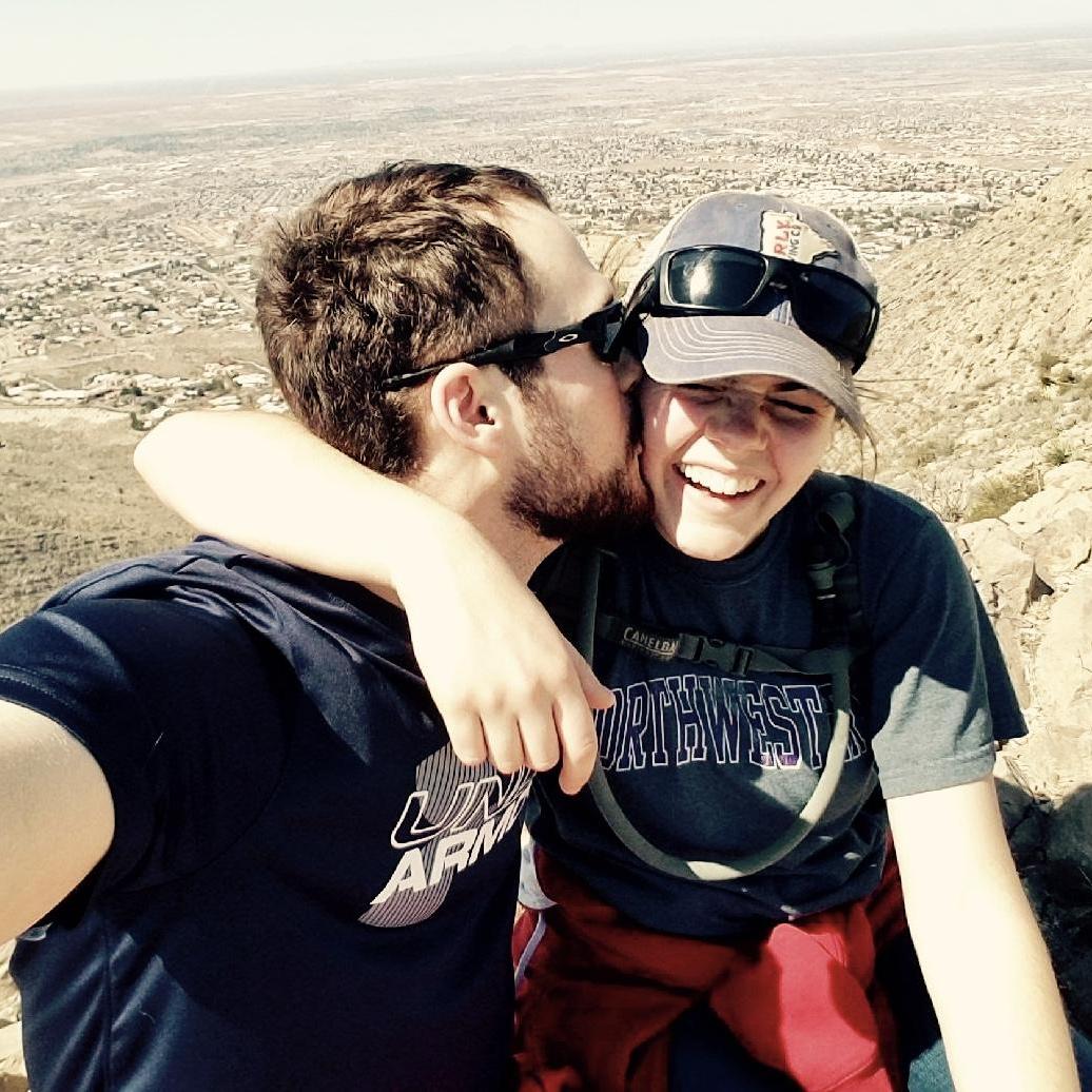 One of the many visits Phil made to El Paso to visit Emily. This was taken at the Franklin Mountains in El Paso, TX.